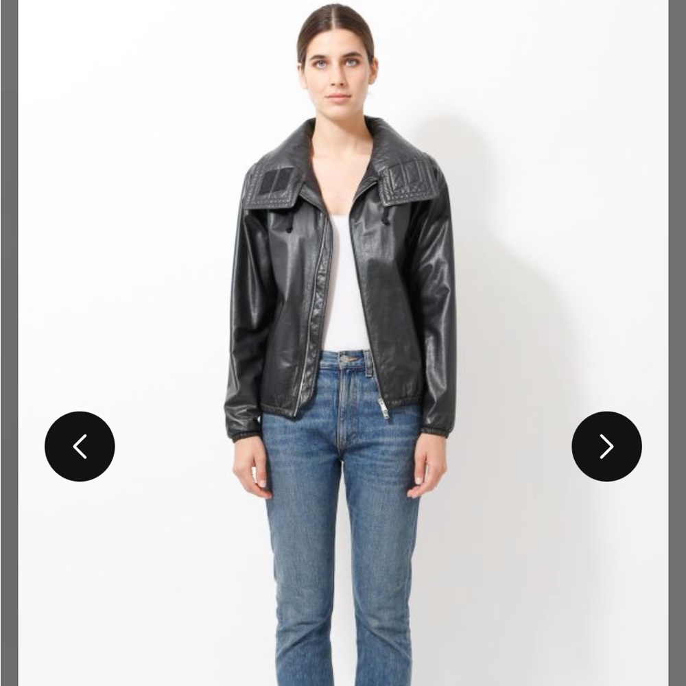 Celine - phoebe philo- funnel neck hooded jacket - like new